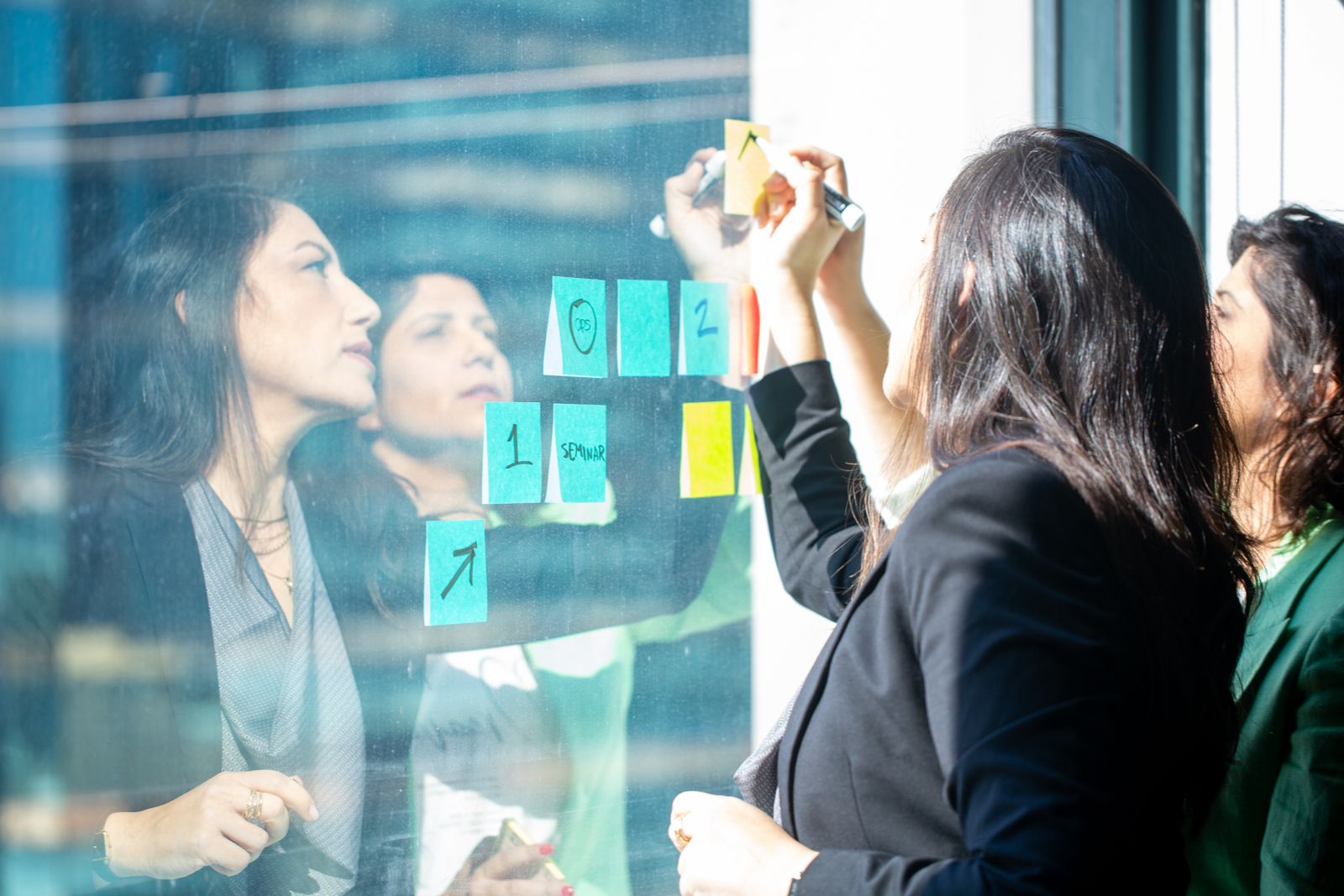 Crossroads team collaborating